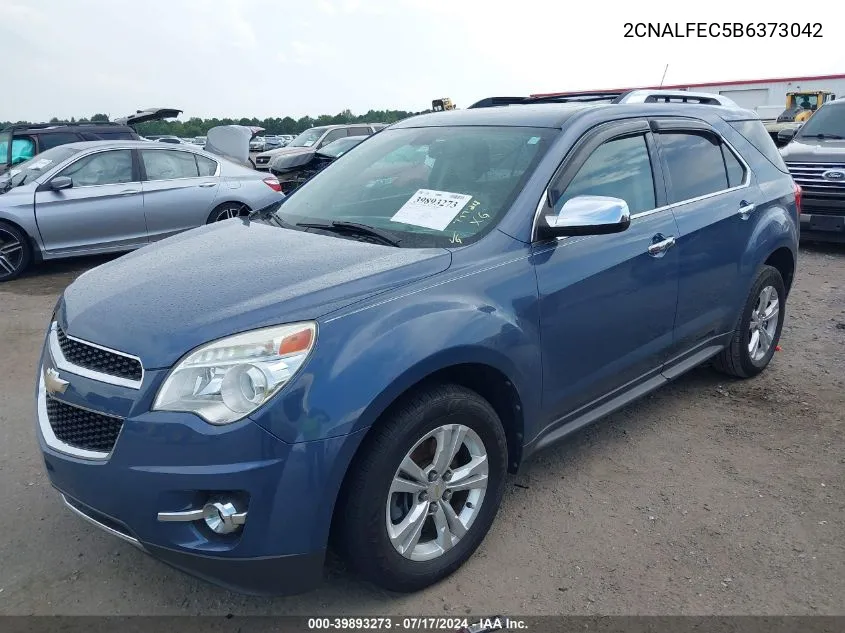 2011 Chevrolet Equinox Ltz VIN: 2CNALFEC5B6373042 Lot: 39893273