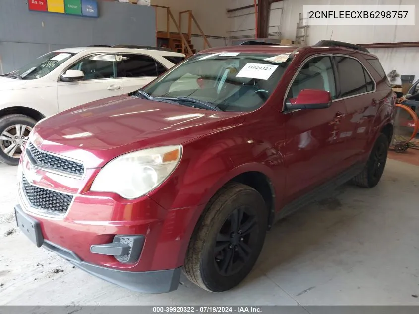 2011 Chevrolet Equinox 1Lt VIN: 2CNFLEECXB6298757 Lot: 39920322