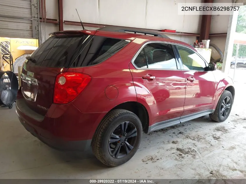 2011 Chevrolet Equinox 1Lt VIN: 2CNFLEECXB6298757 Lot: 39920322