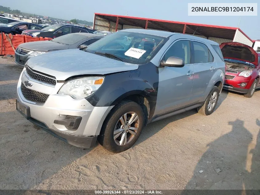 2GNALBEC9B1204174 2011 Chevrolet Equinox Ls