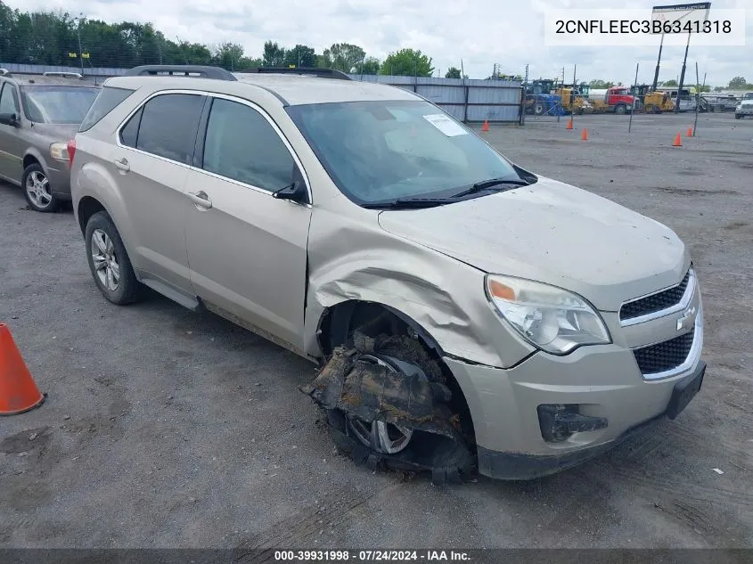 2011 Chevrolet Equinox 1Lt VIN: 2CNFLEEC3B6341318 Lot: 39931998