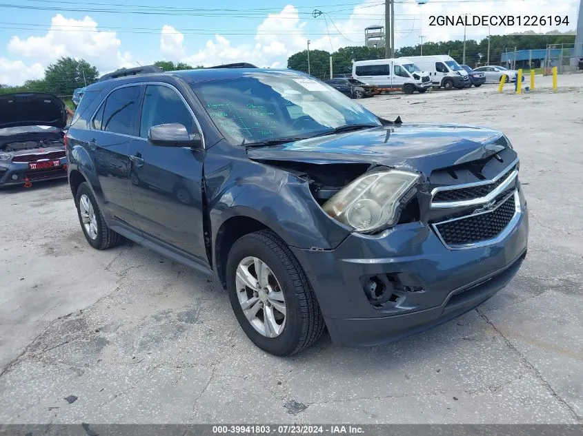 2GNALDECXB1226194 2011 Chevrolet Equinox 1Lt