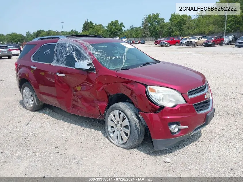 2011 Chevrolet Equinox Ltz VIN: 2CNALFEC5B6252222 Lot: 39958071