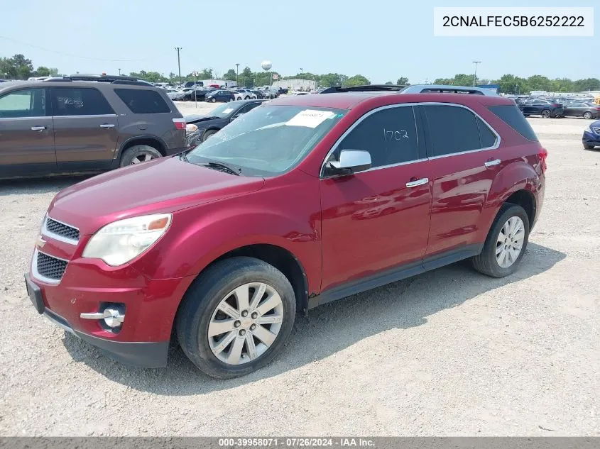 2CNALFEC5B6252222 2011 Chevrolet Equinox Ltz