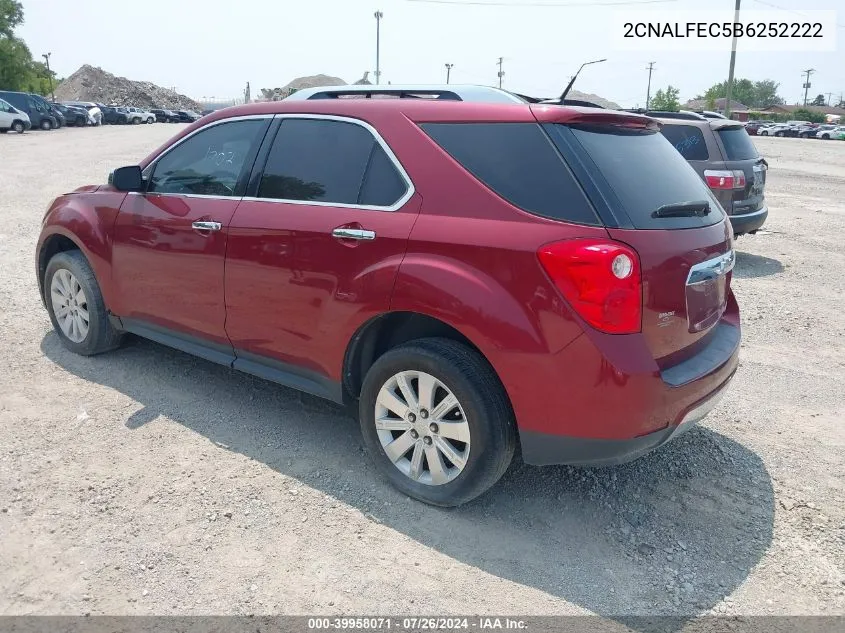 2CNALFEC5B6252222 2011 Chevrolet Equinox Ltz