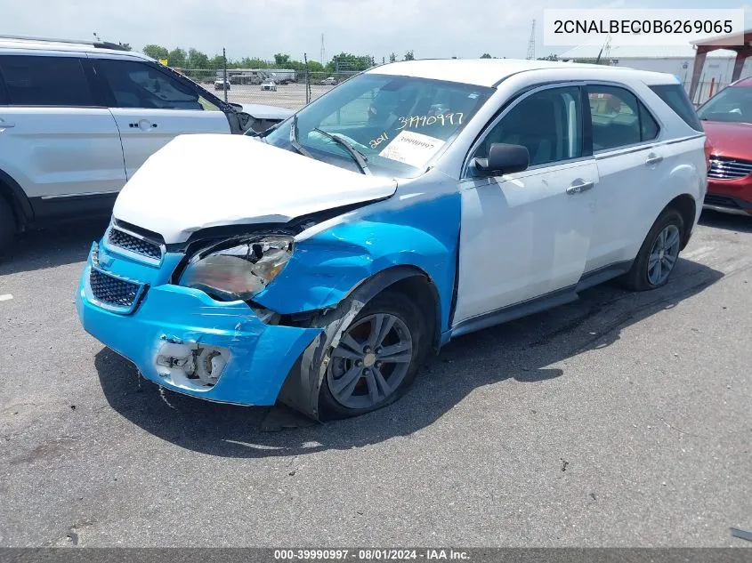 2CNALBEC0B6269065 2011 Chevrolet Equinox Ls