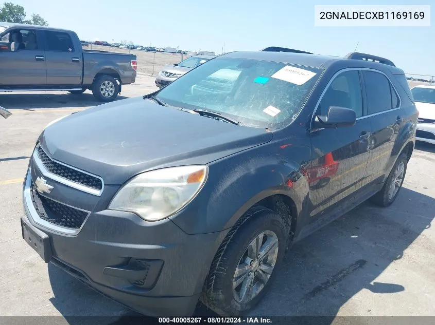 2011 Chevrolet Equinox 1Lt VIN: 2GNALDECXB1169169 Lot: 40005267