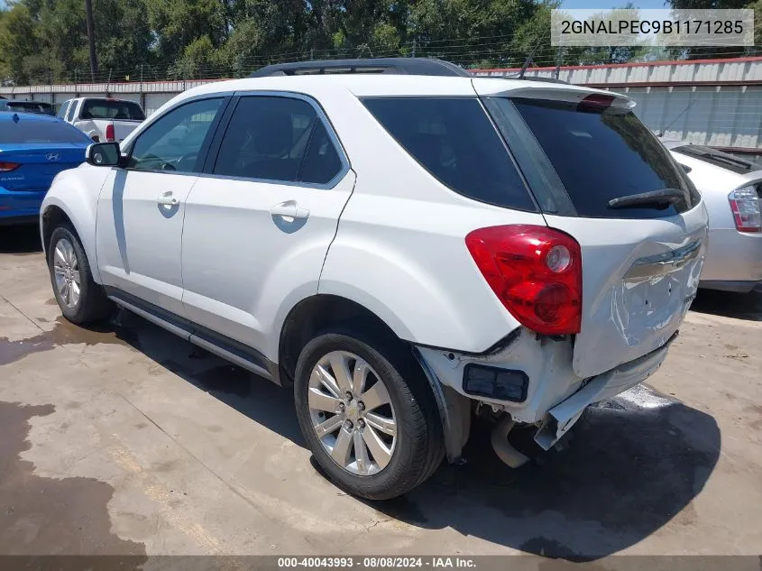 2GNALPEC9B1171285 2011 Chevrolet Equinox 2Lt