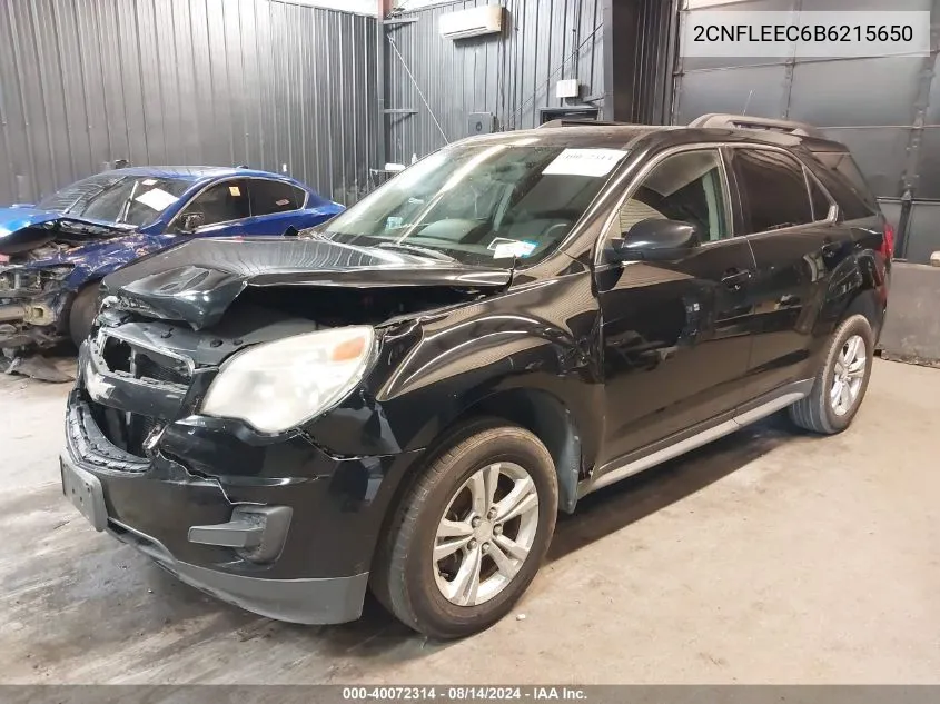 2CNFLEEC6B6215650 2011 Chevrolet Equinox 1Lt