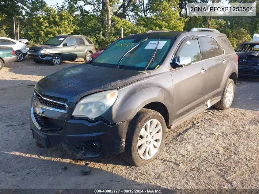 2011 Chevrolet Equinox 2Lt VIN: 2GNALPECXB1255504 Lot: 40082777