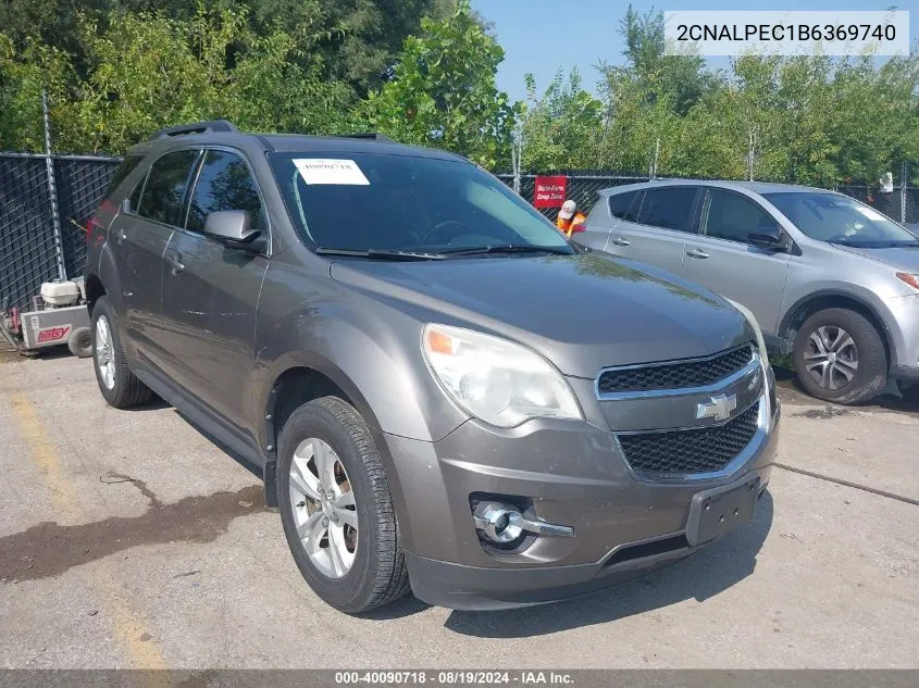 2CNALPEC1B6369740 2011 Chevrolet Equinox 2Lt