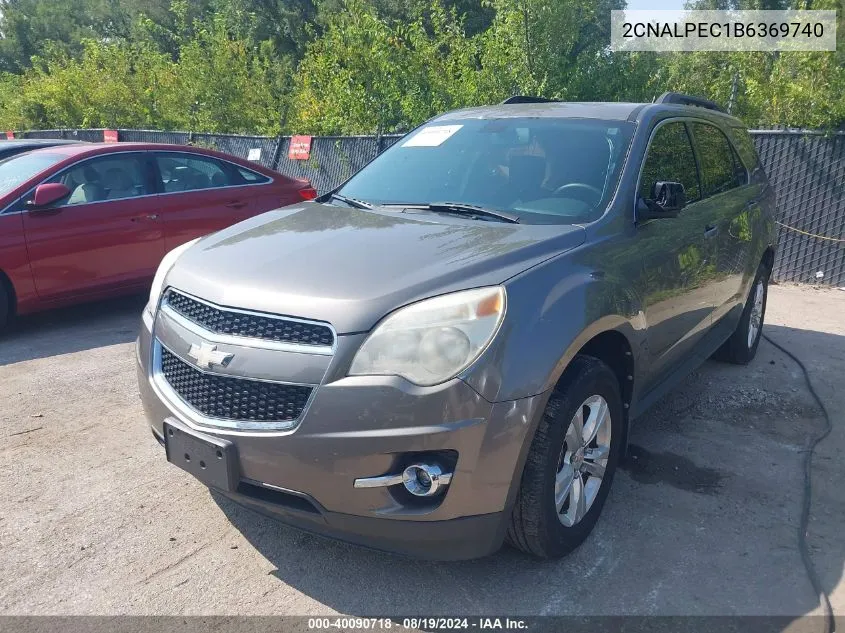 2011 Chevrolet Equinox 2Lt VIN: 2CNALPEC1B6369740 Lot: 40090718