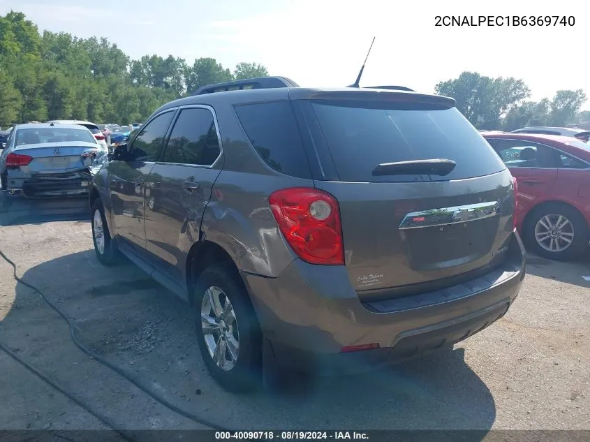 2CNALPEC1B6369740 2011 Chevrolet Equinox 2Lt