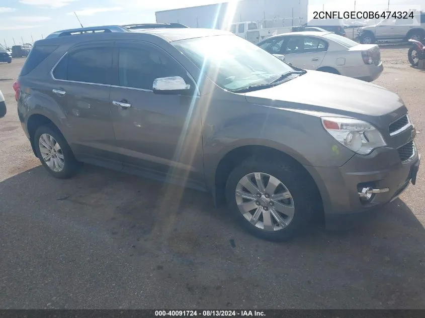 2CNFLGEC0B6474324 2011 Chevrolet Equinox Ltz