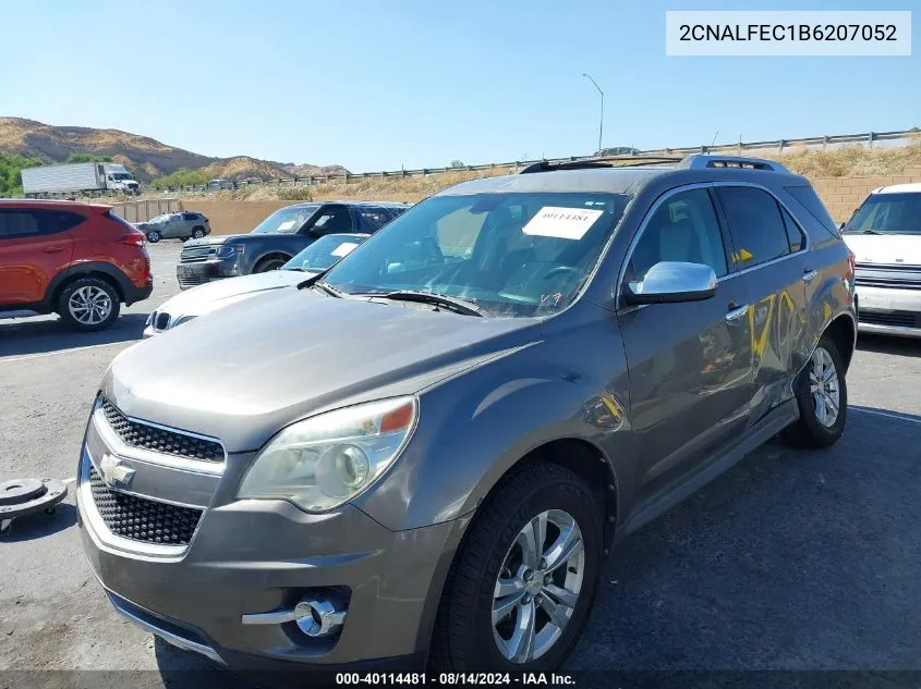 2011 Chevrolet Equinox Ltz VIN: 2CNALFEC1B6207052 Lot: 40114481