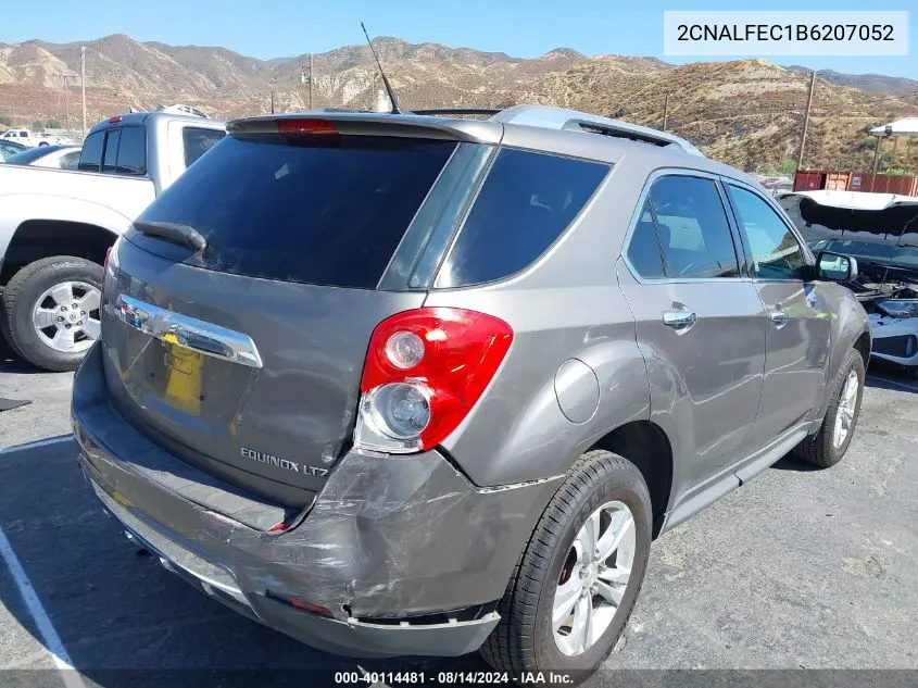 2CNALFEC1B6207052 2011 Chevrolet Equinox Ltz