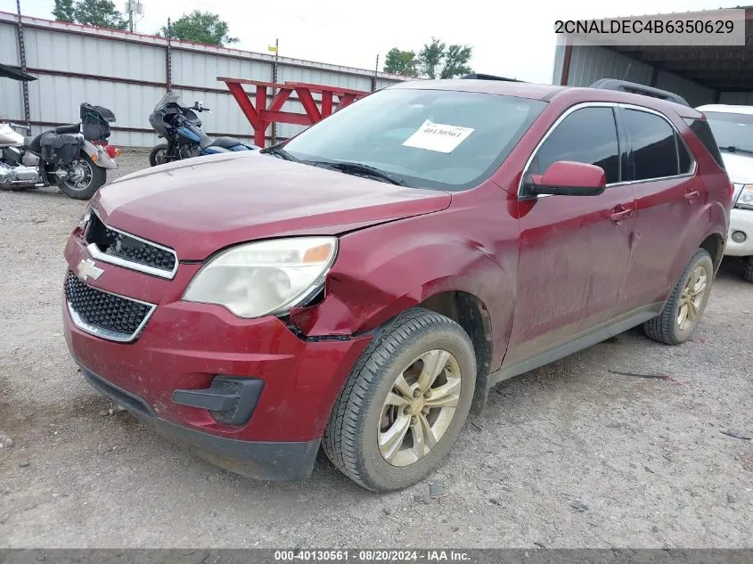 2011 Chevrolet Equinox 1Lt VIN: 2CNALDEC4B6350629 Lot: 40130561