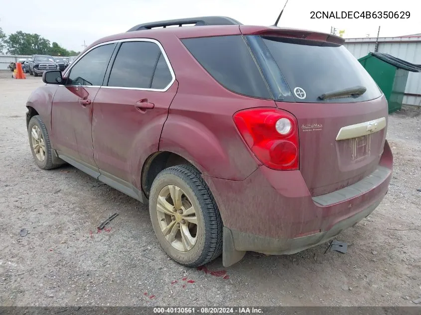 2011 Chevrolet Equinox 1Lt VIN: 2CNALDEC4B6350629 Lot: 40130561