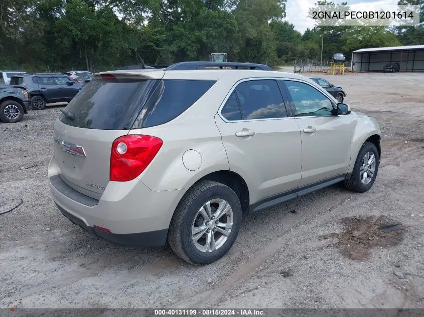 2GNALPEC0B1201614 2011 Chevrolet Equinox 2Lt