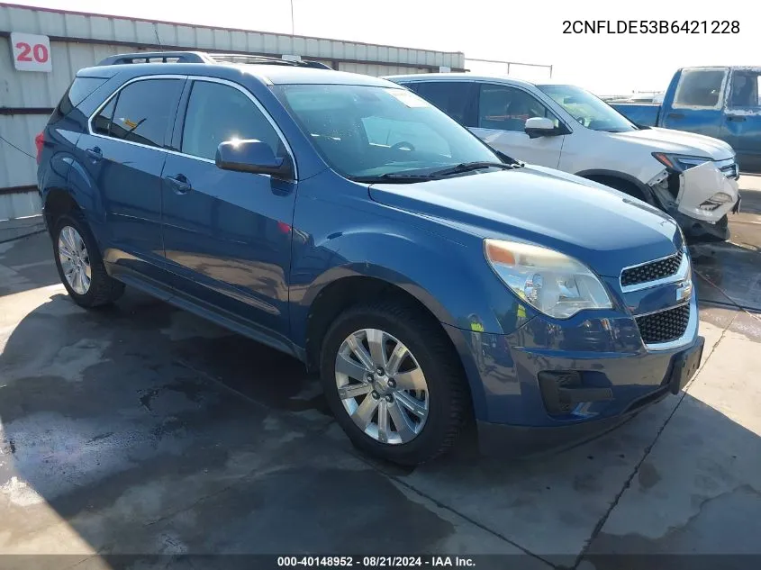 2CNFLDE53B6421228 2011 Chevrolet Equinox Lt