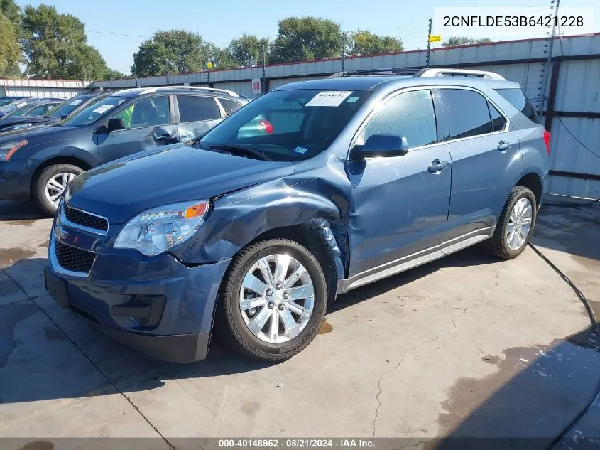 2CNFLDE53B6421228 2011 Chevrolet Equinox Lt