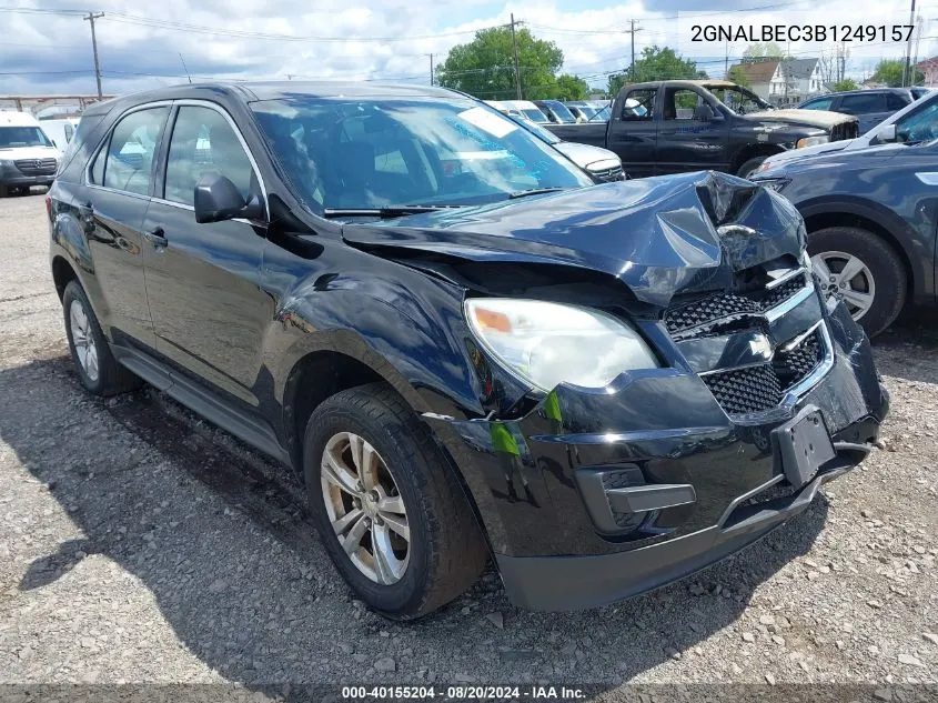 2011 Chevrolet Equinox Ls VIN: 2GNALBEC3B1249157 Lot: 40155204