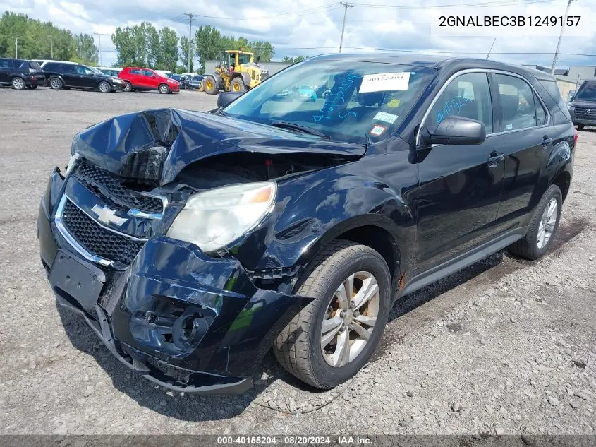 2GNALBEC3B1249157 2011 Chevrolet Equinox Ls