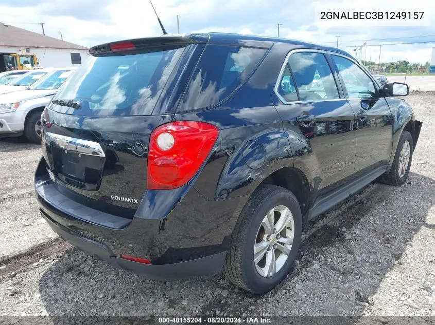 2GNALBEC3B1249157 2011 Chevrolet Equinox Ls