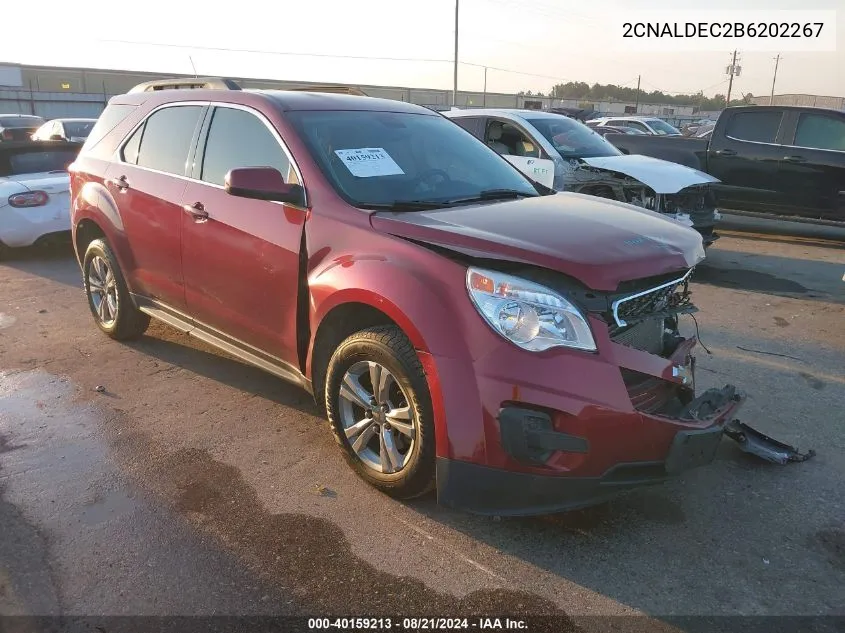 2CNALDEC2B6202267 2011 Chevrolet Equinox Lt