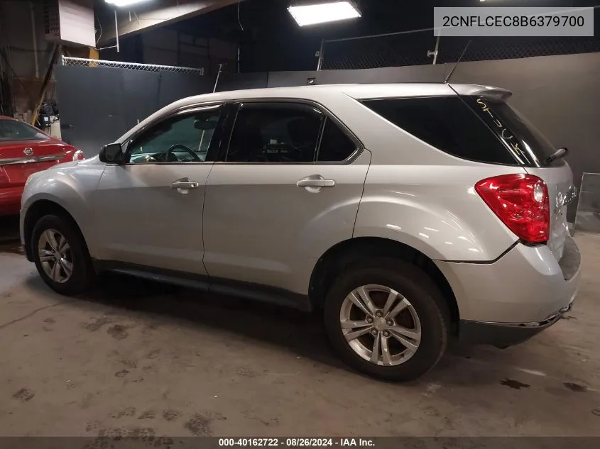 2CNFLCEC8B6379700 2011 Chevrolet Equinox Ls