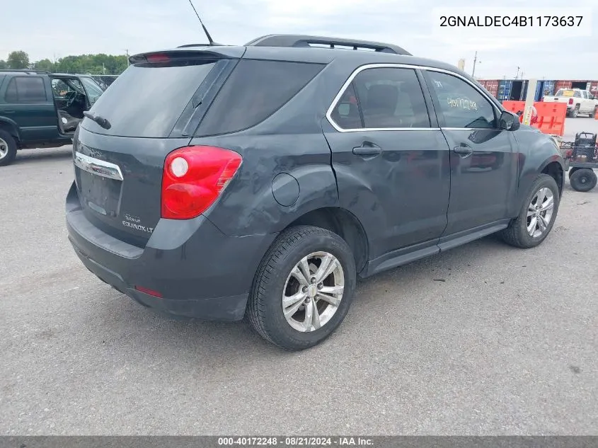 2011 Chevrolet Equinox 1Lt VIN: 2GNALDEC4B1173637 Lot: 40172248