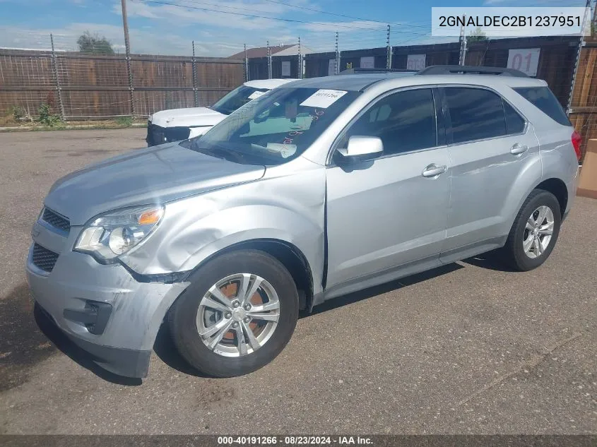 2011 Chevrolet Equinox 1Lt VIN: 2GNALDEC2B1237951 Lot: 40191266