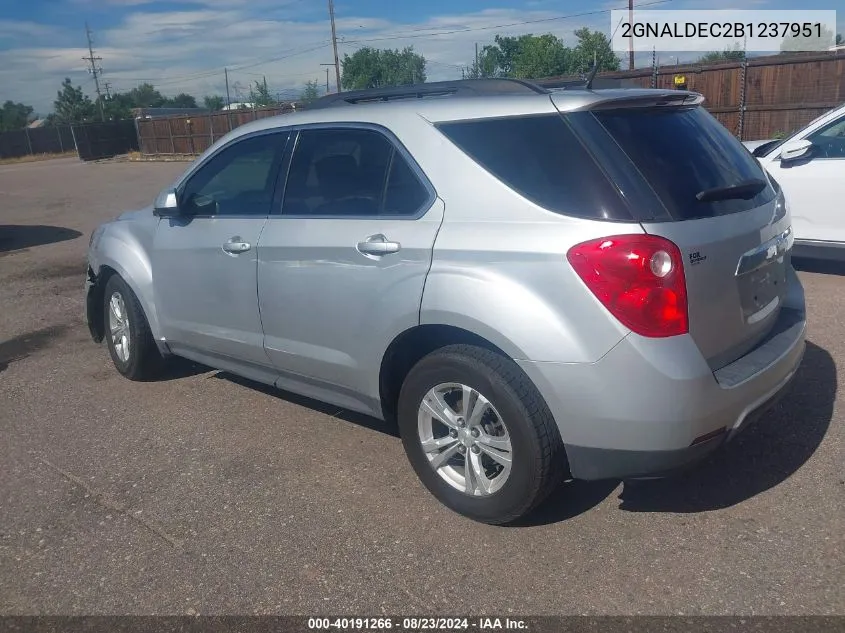 2011 Chevrolet Equinox 1Lt VIN: 2GNALDEC2B1237951 Lot: 40191266