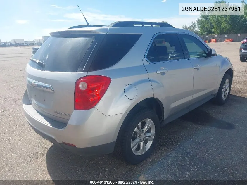 2GNALDEC2B1237951 2011 Chevrolet Equinox 1Lt