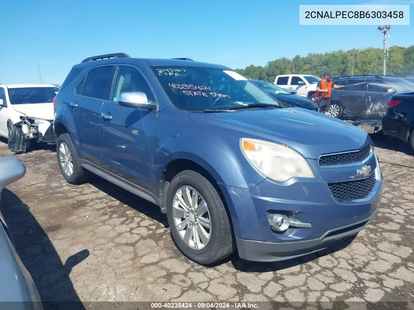 2CNALPEC8B6303458 2011 Chevrolet Equinox 2Lt