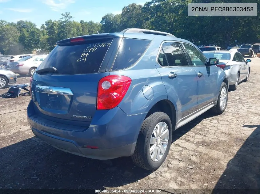 2CNALPEC8B6303458 2011 Chevrolet Equinox 2Lt