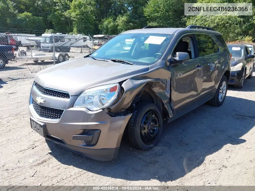 2CNFLEEC4B6236366 2011 Chevrolet Equinox 1Lt