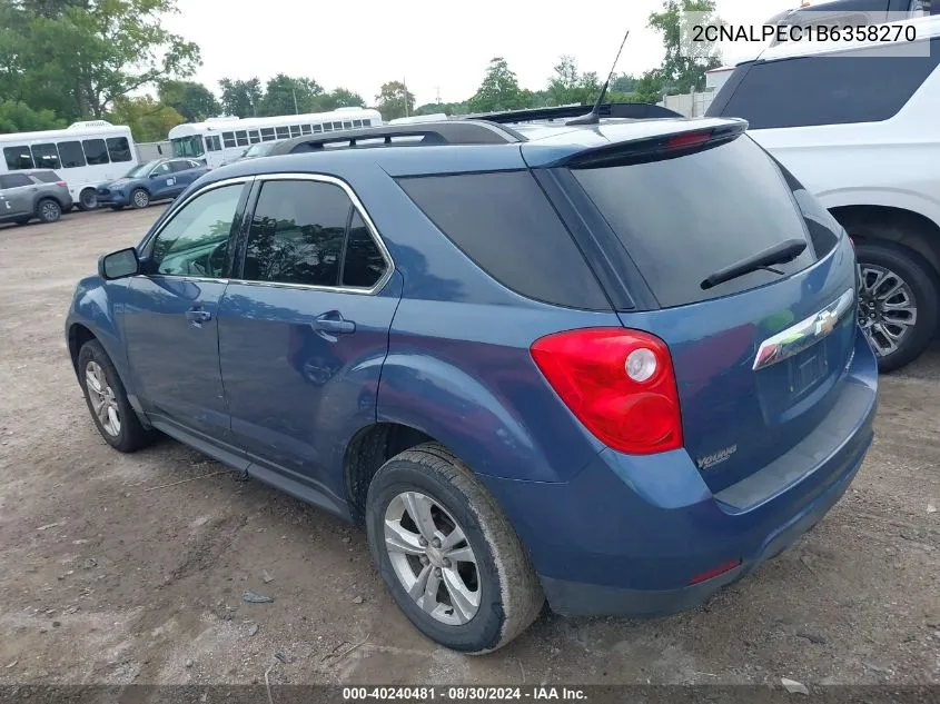 2CNALPEC1B6358270 2011 Chevrolet Equinox 2Lt