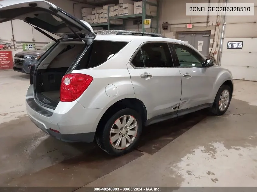 2011 Chevrolet Equinox Ltz VIN: 2CNFLGEC2B6328510 Lot: 40248903