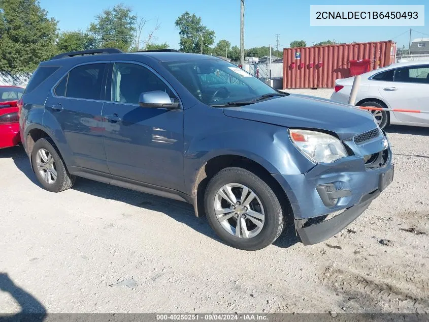 2011 Chevrolet Equinox Lt VIN: 2CNALDEC1B6450493 Lot: 40250251