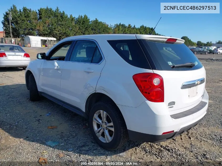 2011 Chevrolet Equinox Ls VIN: 2CNFLCEC4B6297513 Lot: 40250364