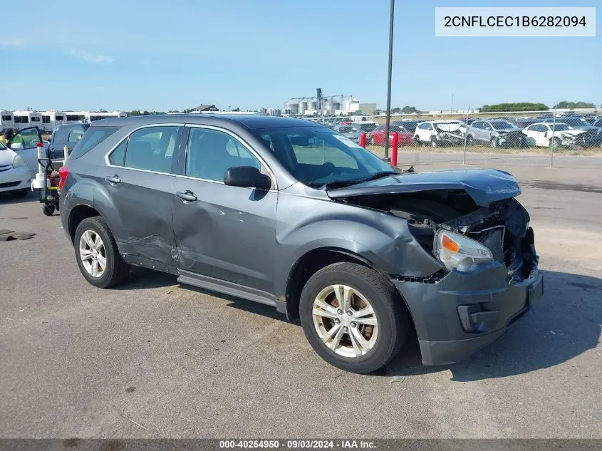 2CNFLCEC1B6282094 2011 Chevrolet Equinox Ls