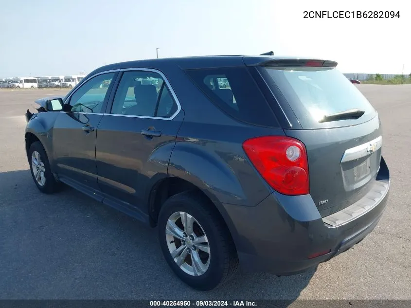 2CNFLCEC1B6282094 2011 Chevrolet Equinox Ls