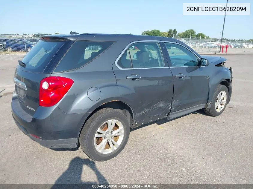 2CNFLCEC1B6282094 2011 Chevrolet Equinox Ls