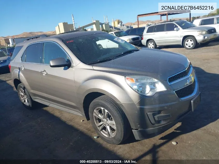 2CNALDEC7B6452216 2011 Chevrolet Equinox 1Lt