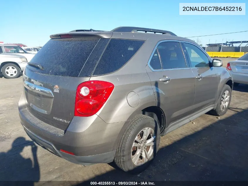 2CNALDEC7B6452216 2011 Chevrolet Equinox 1Lt