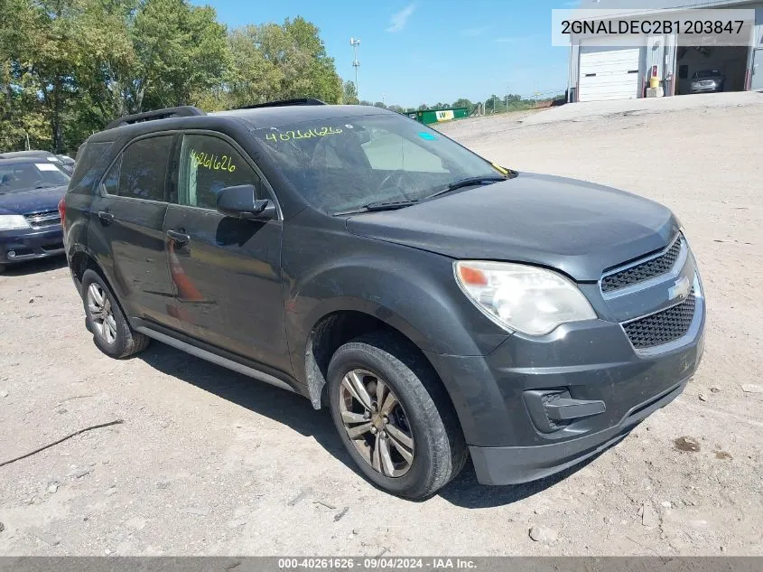 2011 Chevrolet Equinox Lt VIN: 2GNALDEC2B1203847 Lot: 40261626