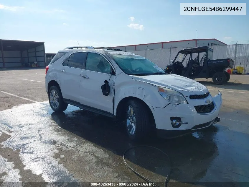 2CNFLGE54B6299447 2011 Chevrolet Equinox Ltz