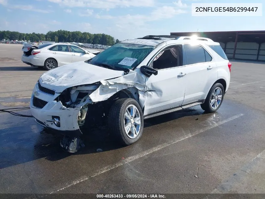 2011 Chevrolet Equinox Ltz VIN: 2CNFLGE54B6299447 Lot: 40263433