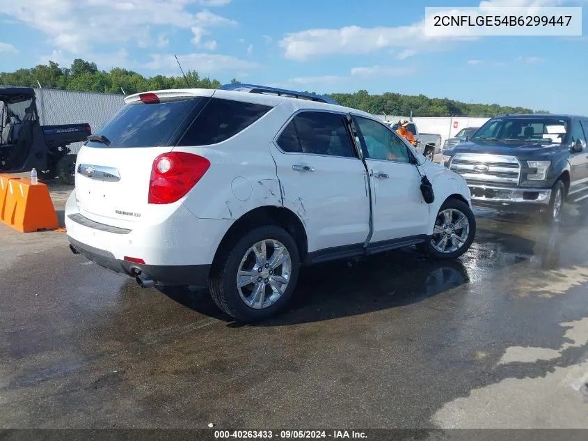 2CNFLGE54B6299447 2011 Chevrolet Equinox Ltz